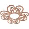 Ekena Millwork Cohen Wood Fretwork Pierced Ceiling Medallion, Cherry, 22"OD x 7 1/2"ID x 3/8"T CMWP22X22X0375COCH - alternate 3